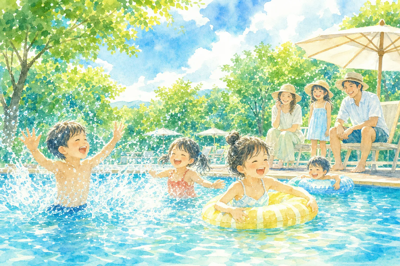 2026年 稙田ふれあい公園プール 1日満喫コース