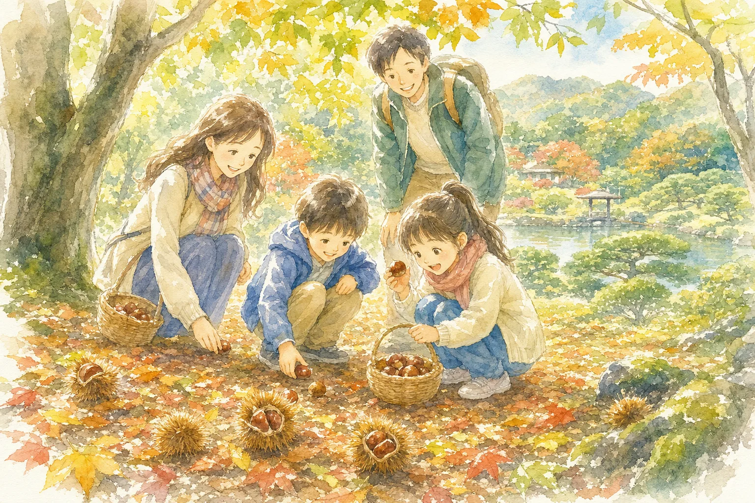 2026年 黒田栗園(栗拾い)の味覚狩り 1日満喫コース