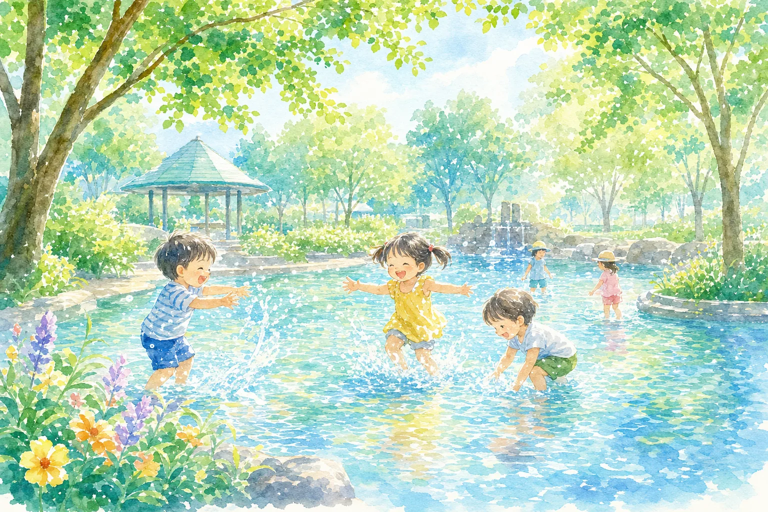 2026年 志茂四丁目児童遊園 水遊び場 1日満喫コース