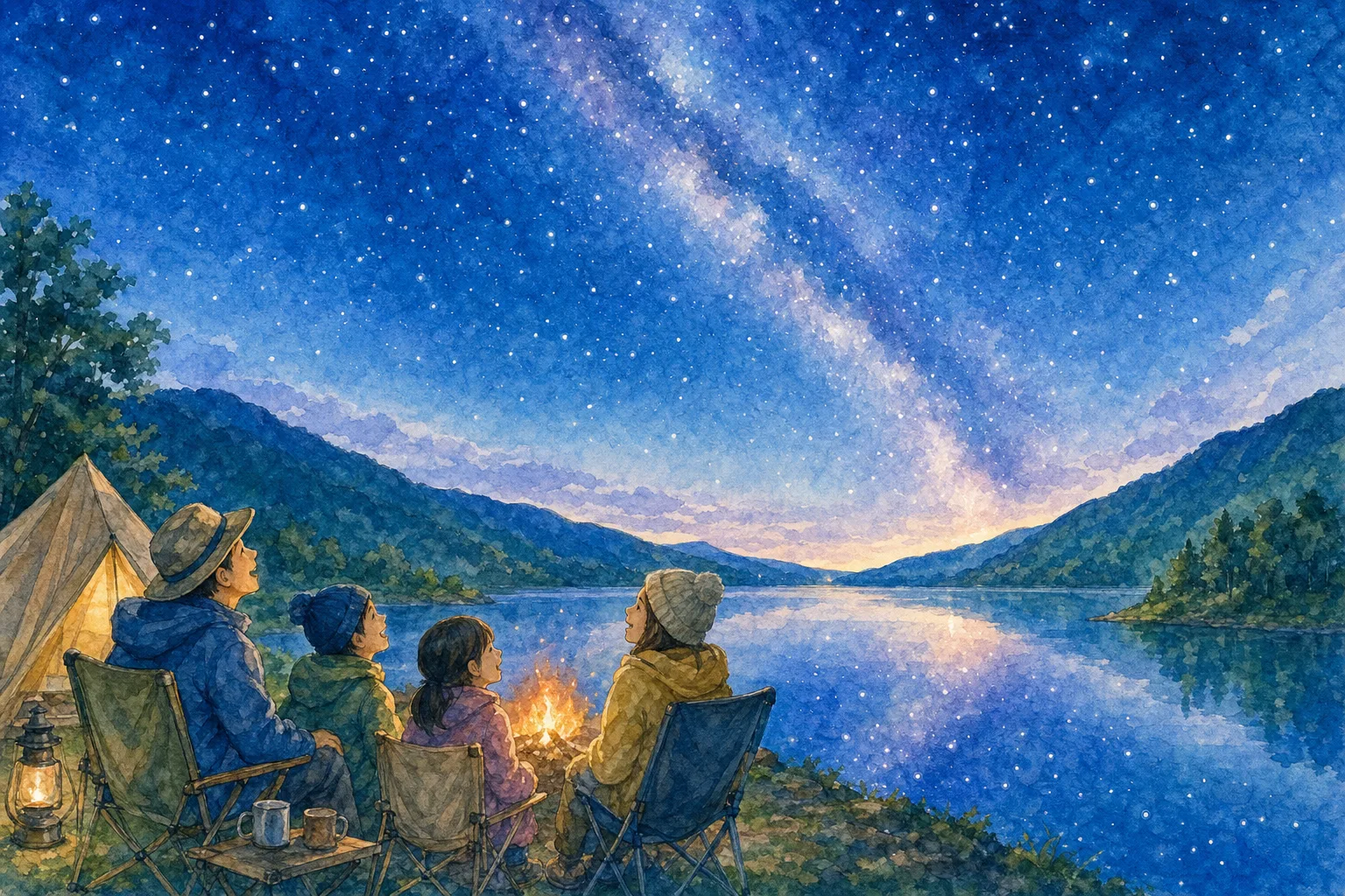 2026年 野反湖キャンプ場の星空 1日満喫コース