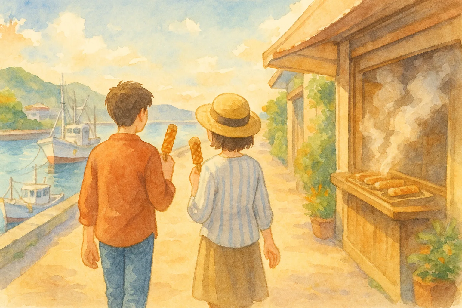 小松島 竹ちくわと白系中華そば 港町麺グルメさんぽ