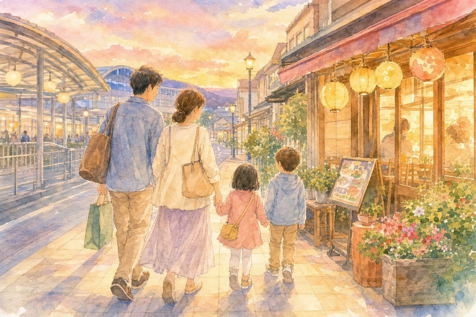 諫早駅前