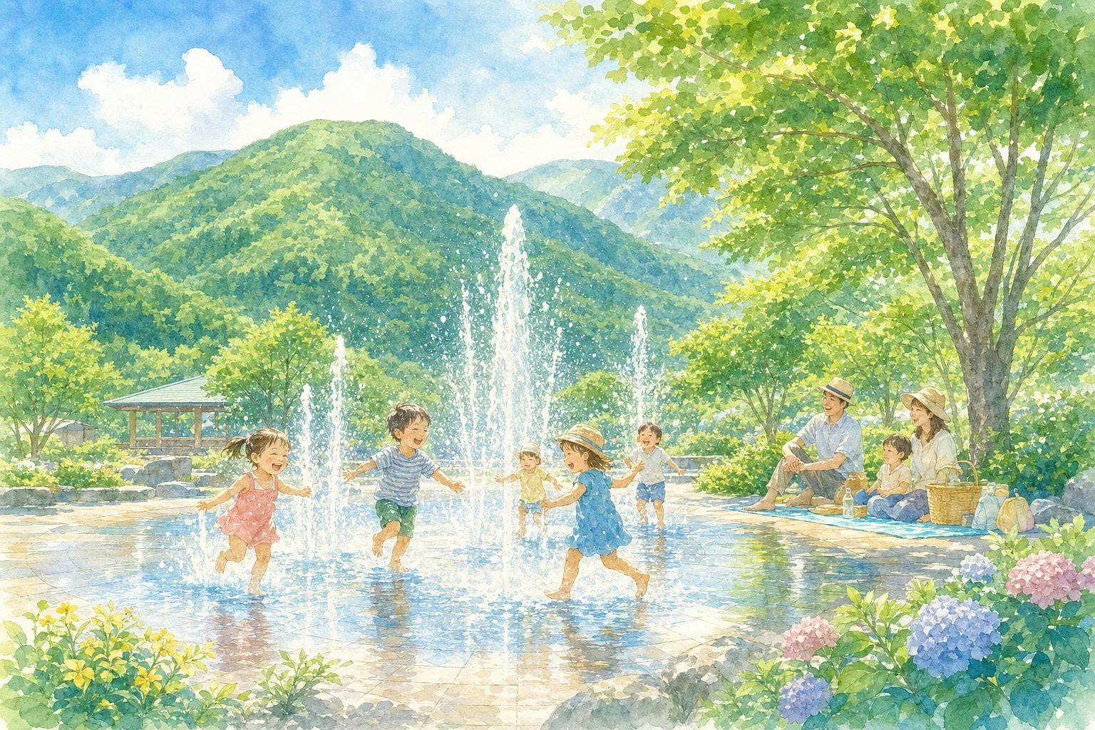 2026年 大野城いこいの森 中央公園 噴水広場 1日満喫コース