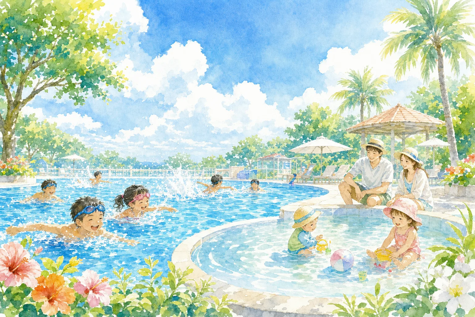 2026年 名古屋市富田プール 1日満喫コース