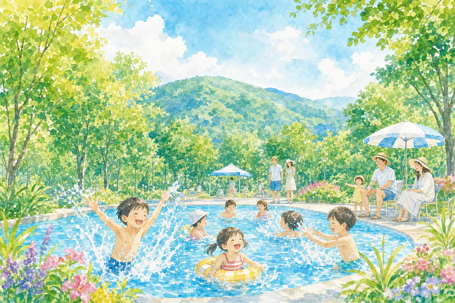 2026年 イモ山公園プール 1日満喫コース