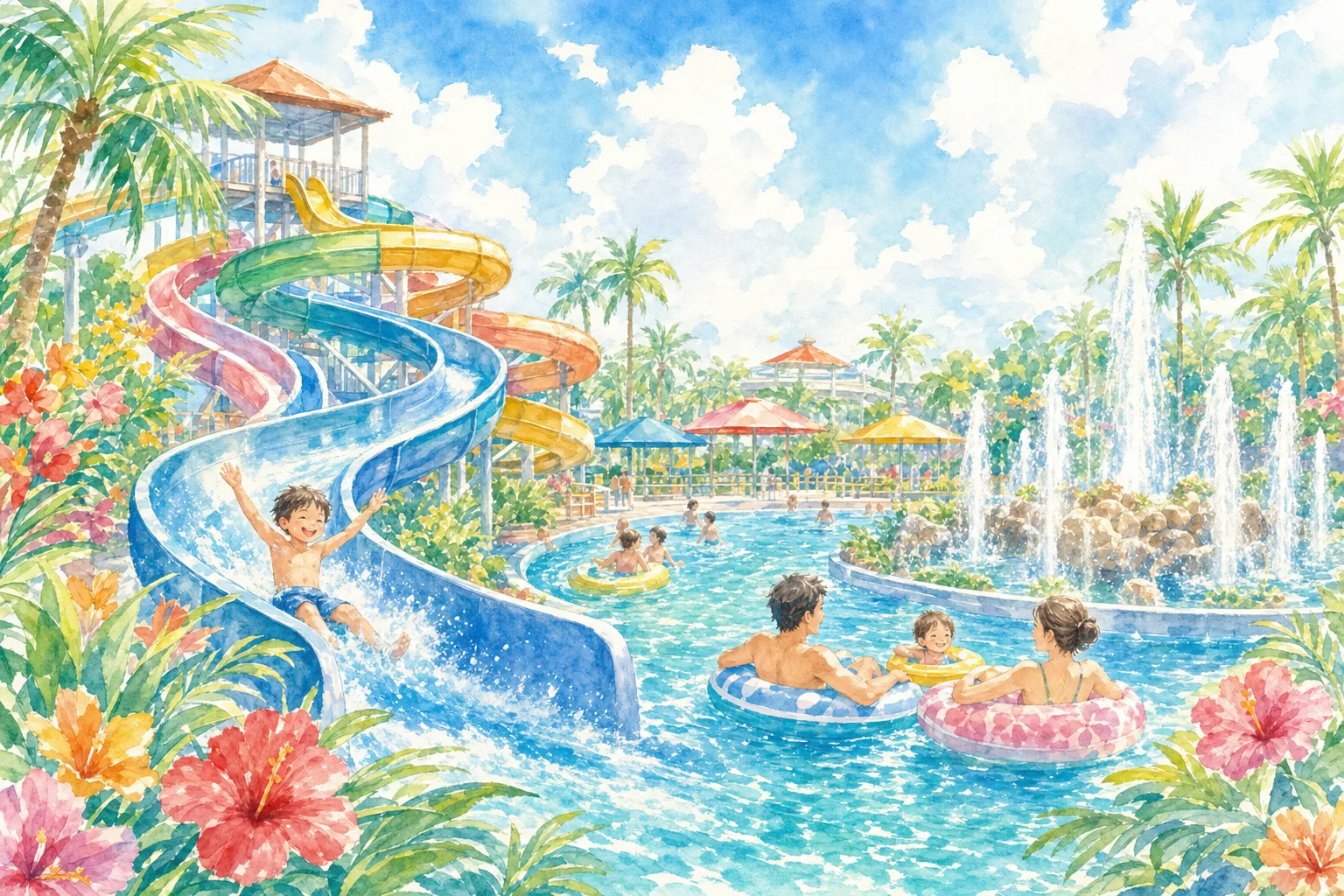 2026年 平和公園レジャープール 1日満喫コース