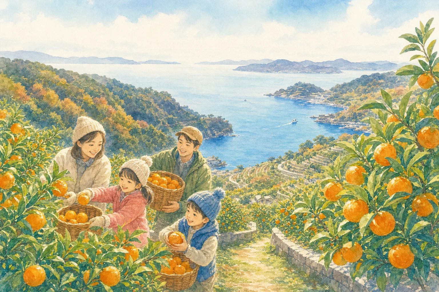 2026年 ないぜしぜん村(みかん狩り)の味覚狩り 1日満喫コース