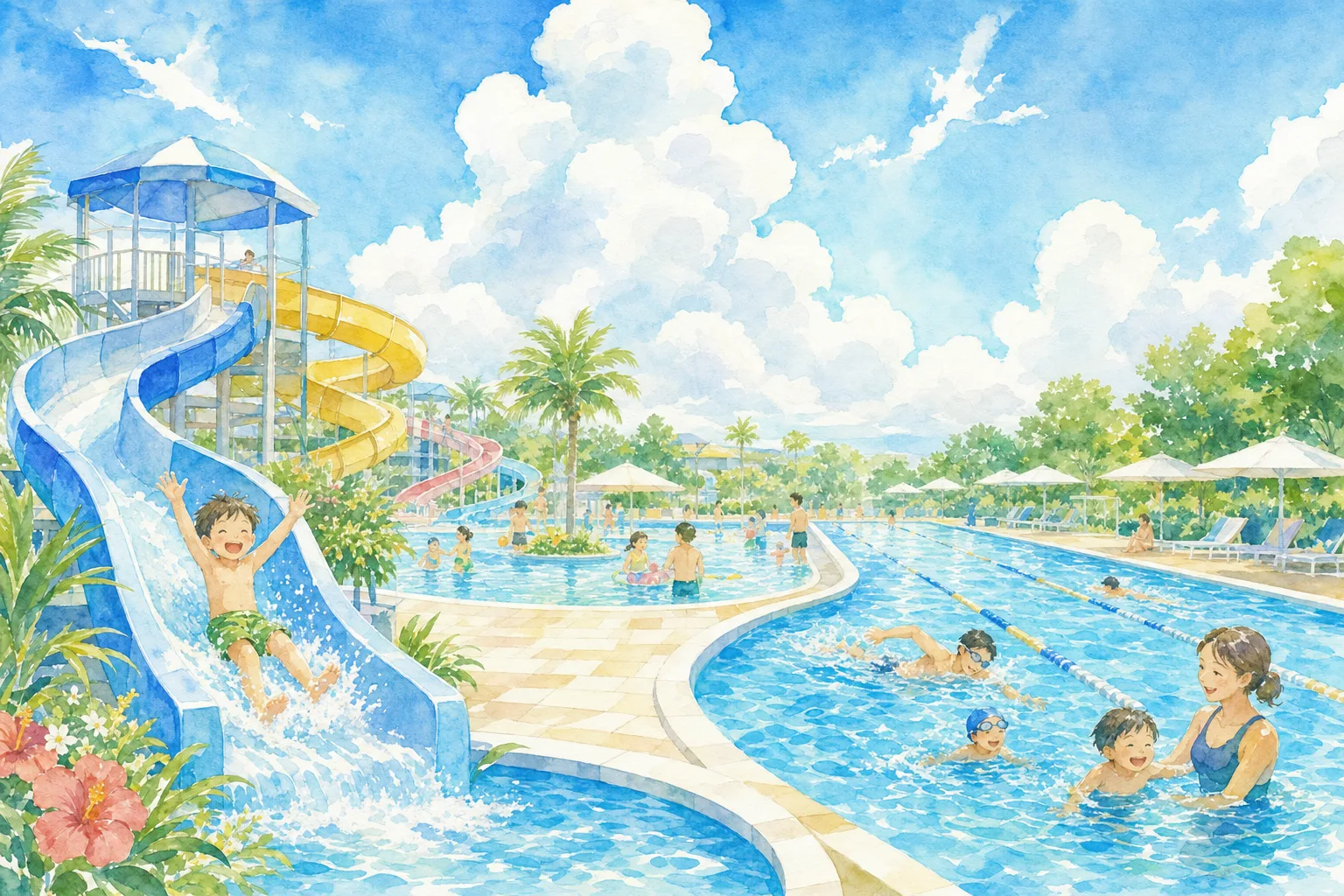 2026年 荒尾市民プール 1日満喫コース