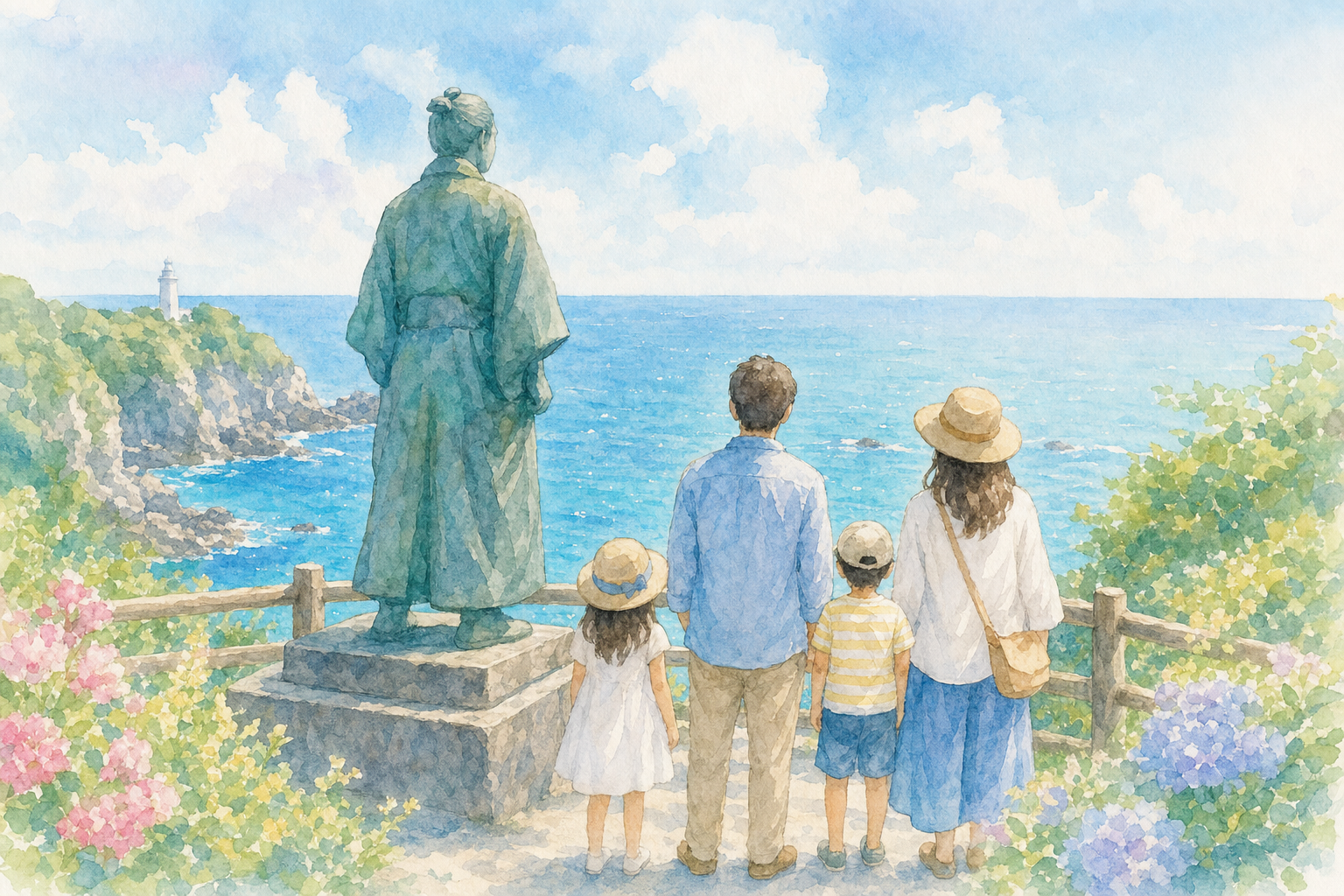 中浜万次郎像
