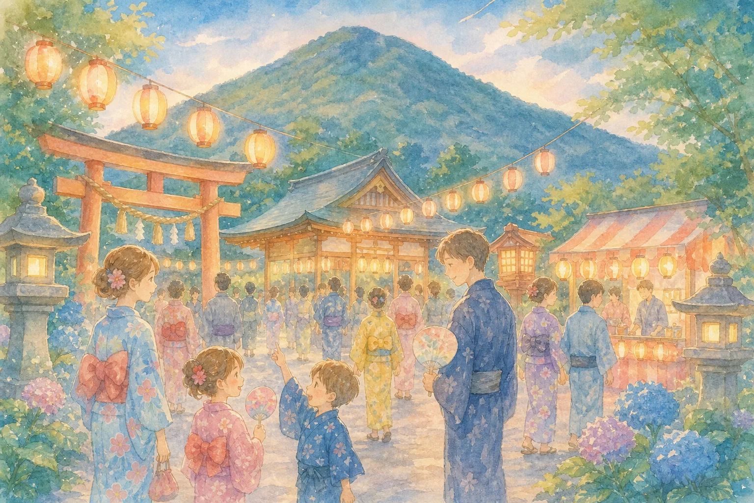 綱越神社境内(おまつり広場) おんぱら祭会場