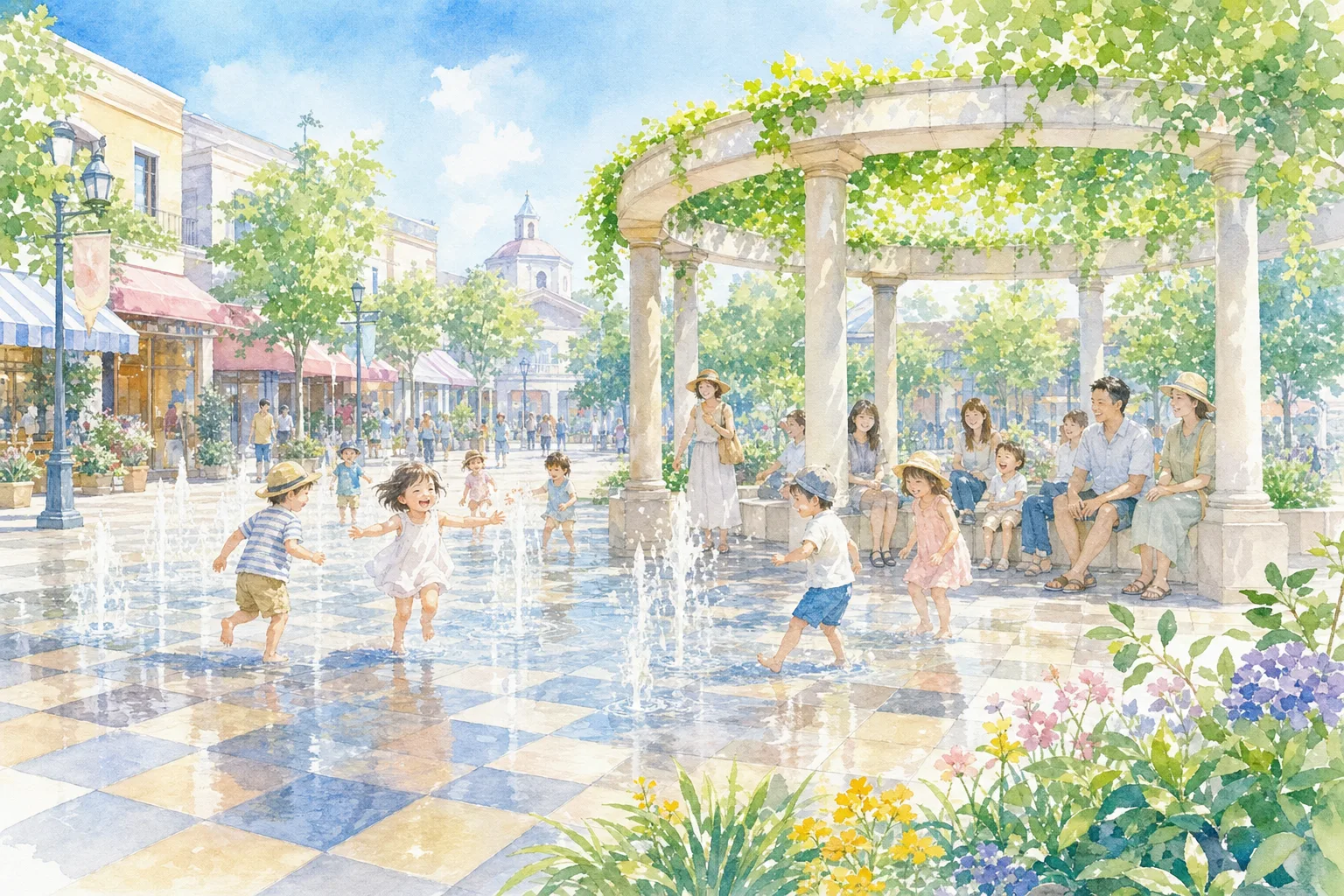 2026年 やなせライオン公園 噴水 1日満喫コース