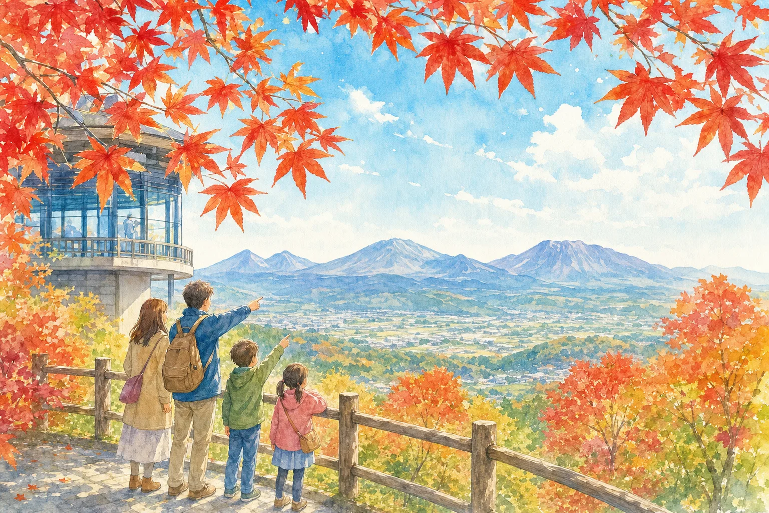 2026年 神奈川県立七沢森林公園の紅葉 1日満喫コース