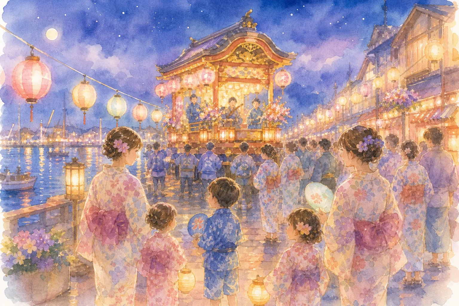 姥神大神宮渡御祭会場(江差町内一円)