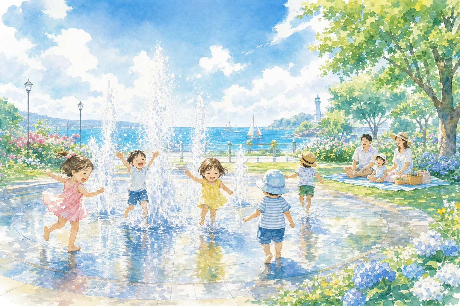 2026年 あさの汐風公園 噴水 1日満喫コース