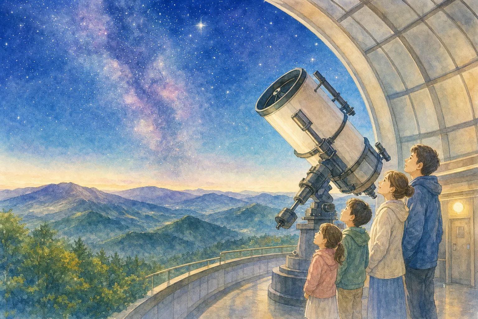 2026年 きらら室根山天文台の星空 1日満喫コース