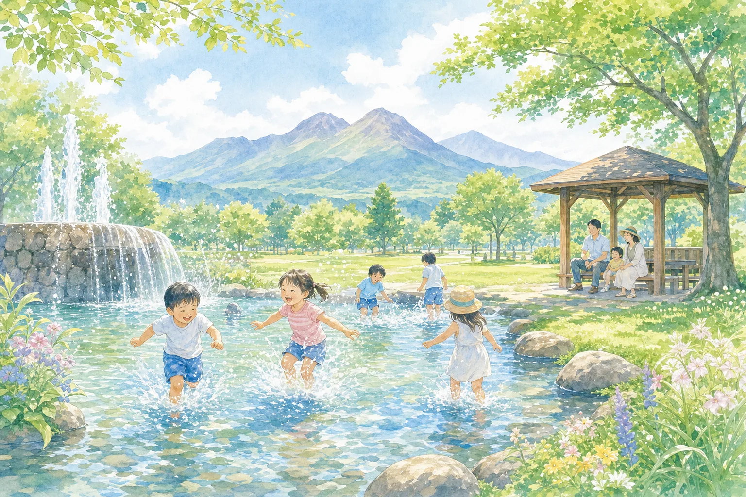 2026年 小林総合運動公園 中央広場 水遊び場 1日満喫コース