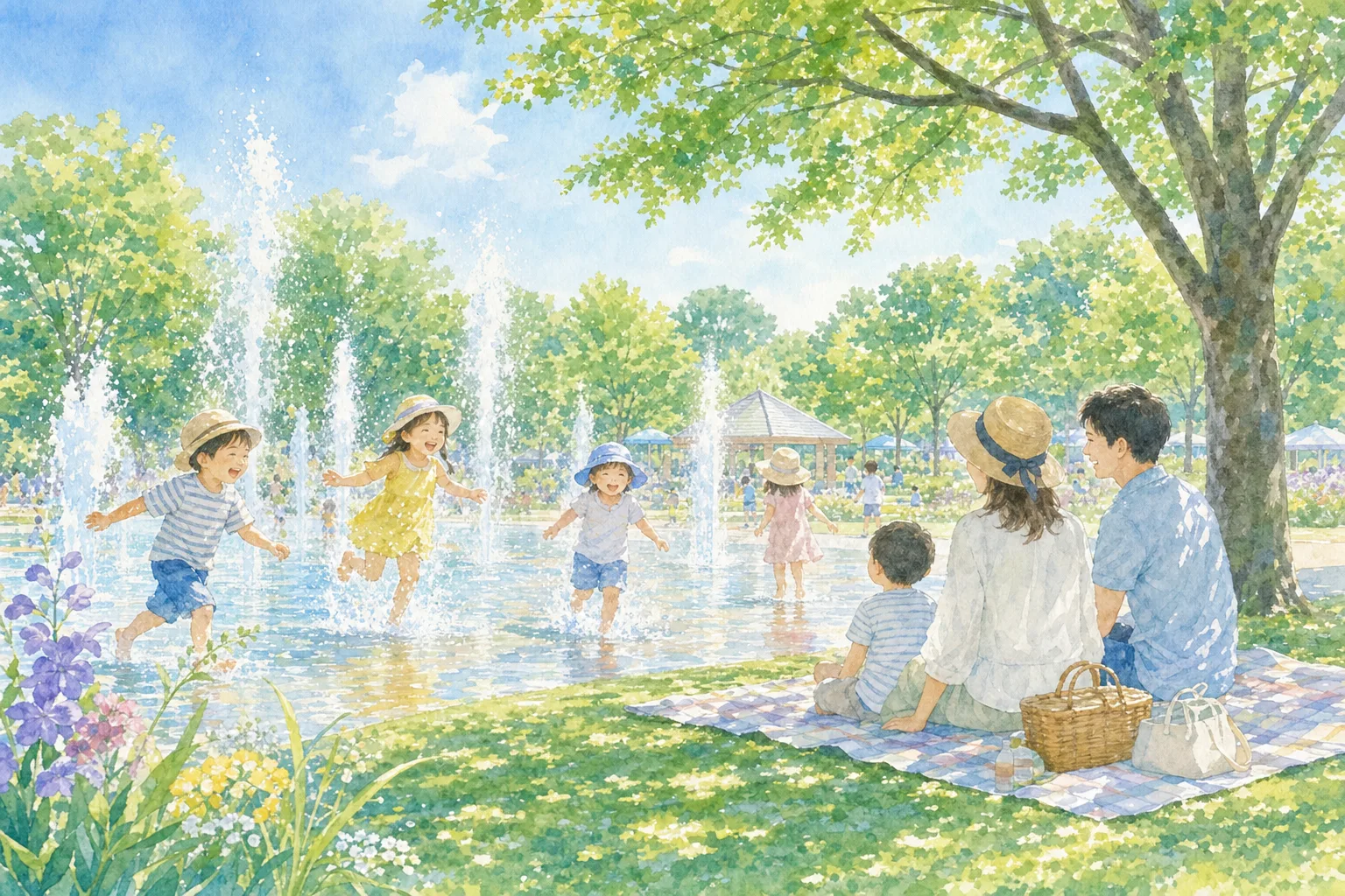 2026年 浦安総合公園西地区 噴水広場 1日満喫コース