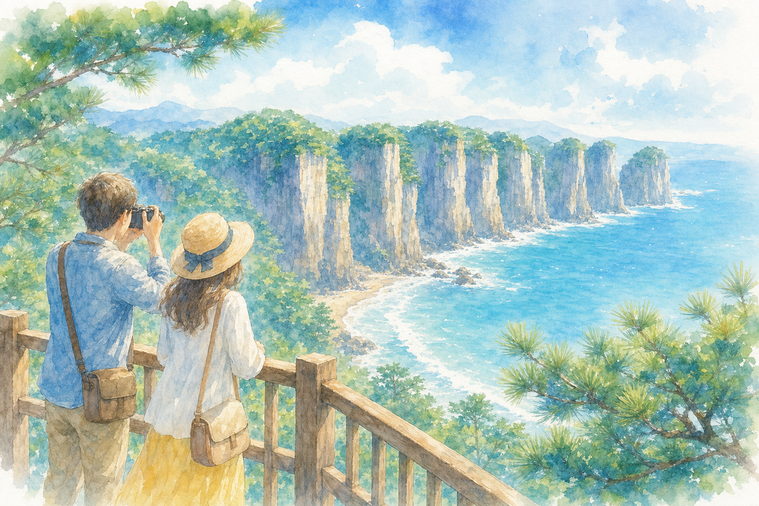 鵜の巣断崖 展望台