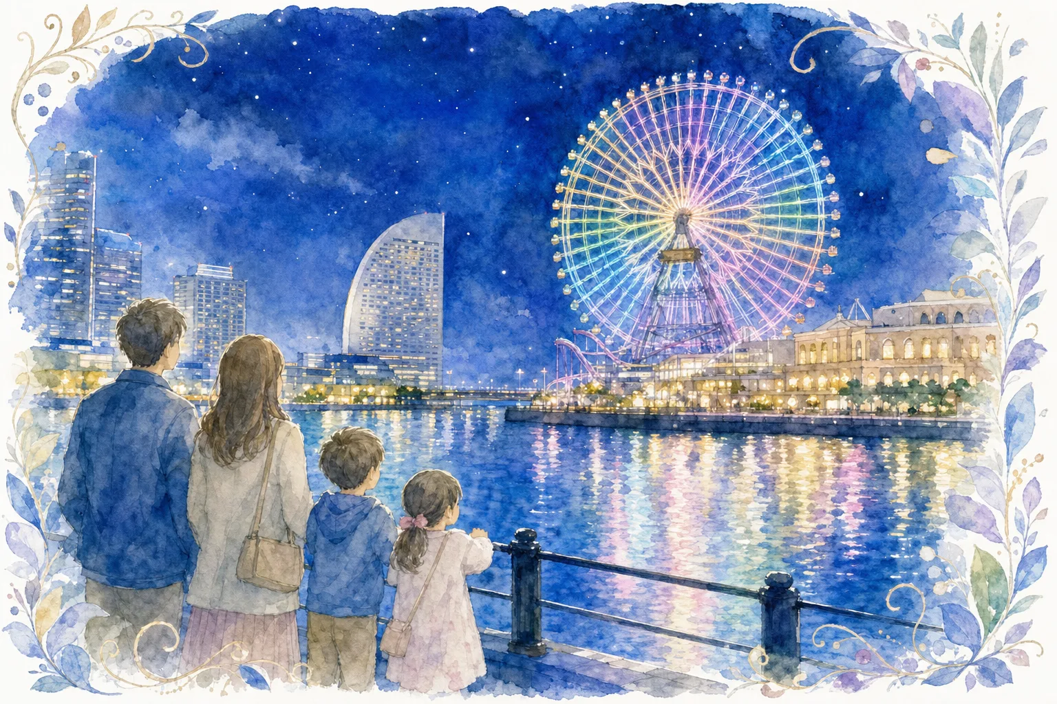 2026年 よこはまコスモワールド「大観覧車 光のアート」 1日満喫コース