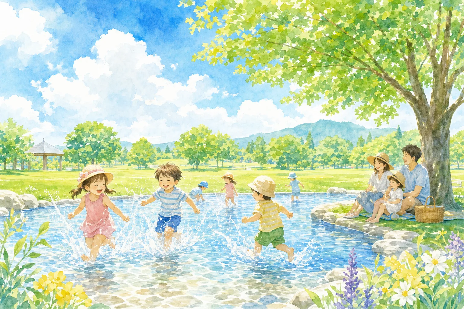 2026年 府中の森公園 じゃぶじゃぶ池 1日満喫コース
