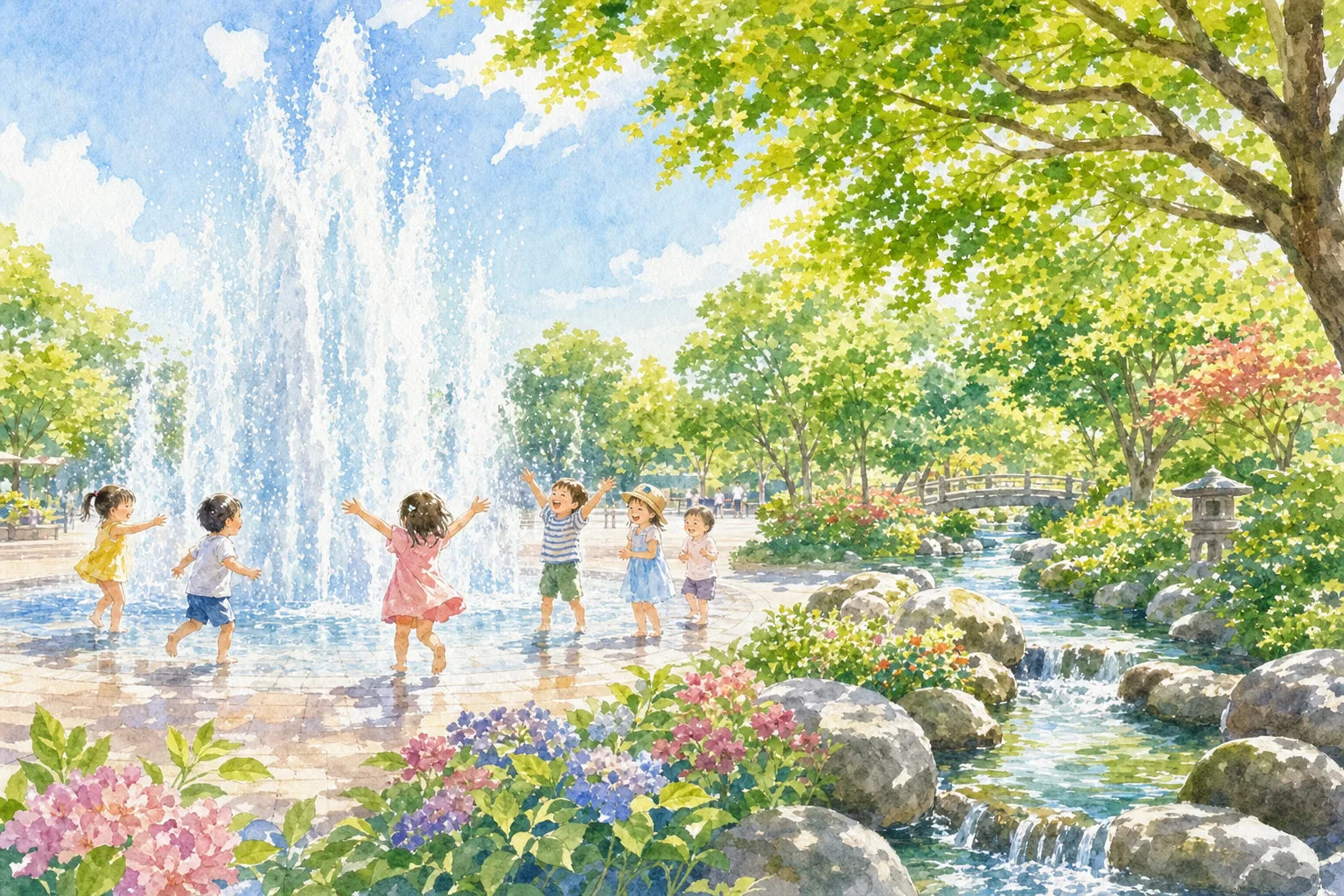 2026年 新町南公園 水景施設 1日満喫コース