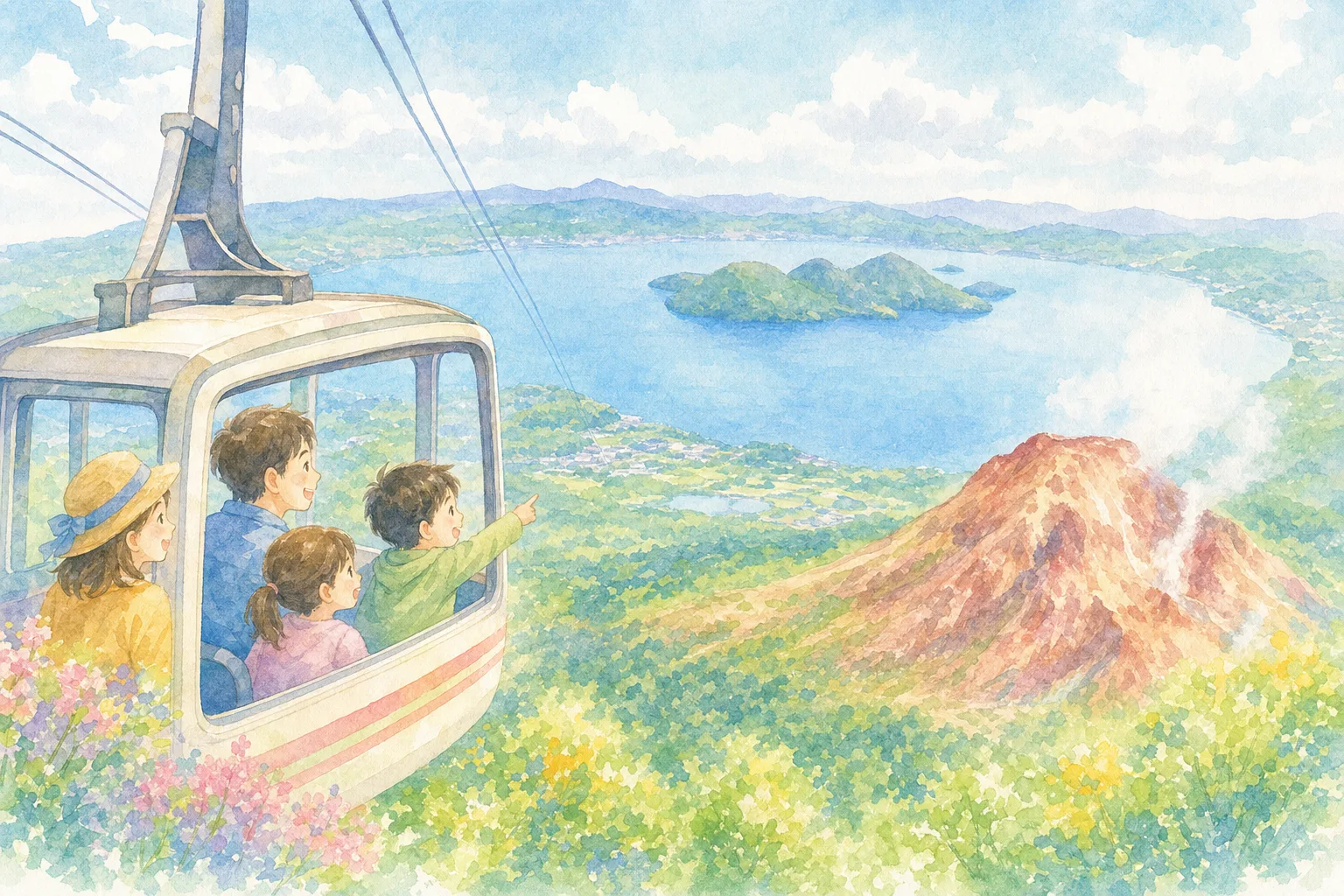 有珠山ロープウェイ Mt. USU Ropeway