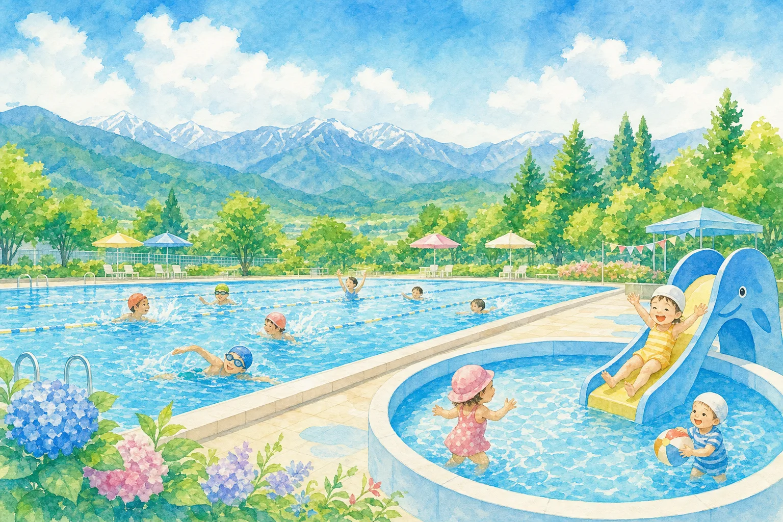 2026年 長野市犀南市民プール 1日満喫コース