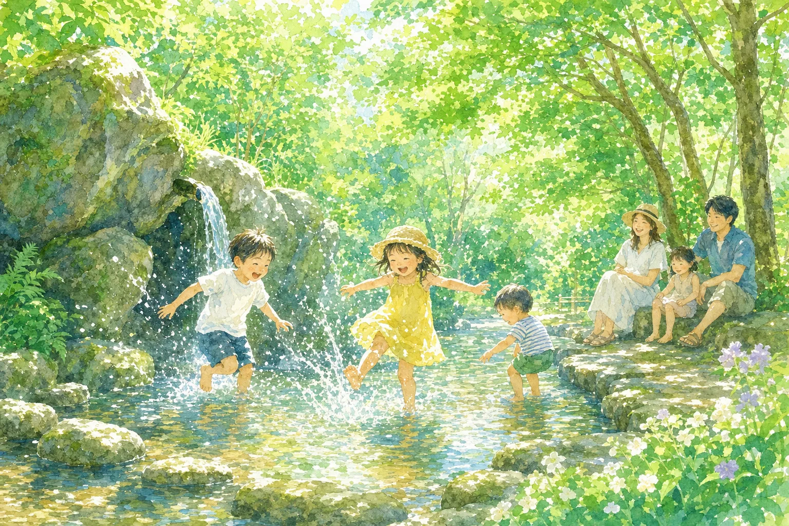 2026年 坂田ヶ池総合公園 龍の泉・渓流の径 1日満喫コース