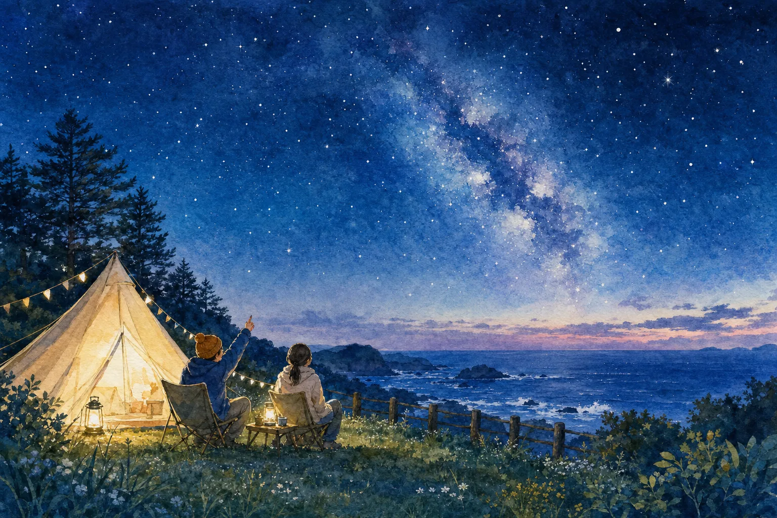 2026年 神割崎キャンプ場の星空 1日満喫コース