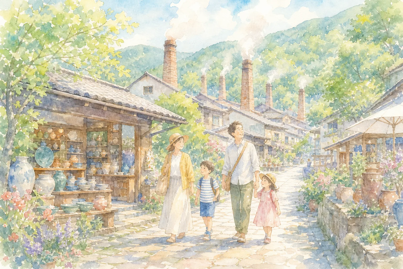 大川内山の町並み