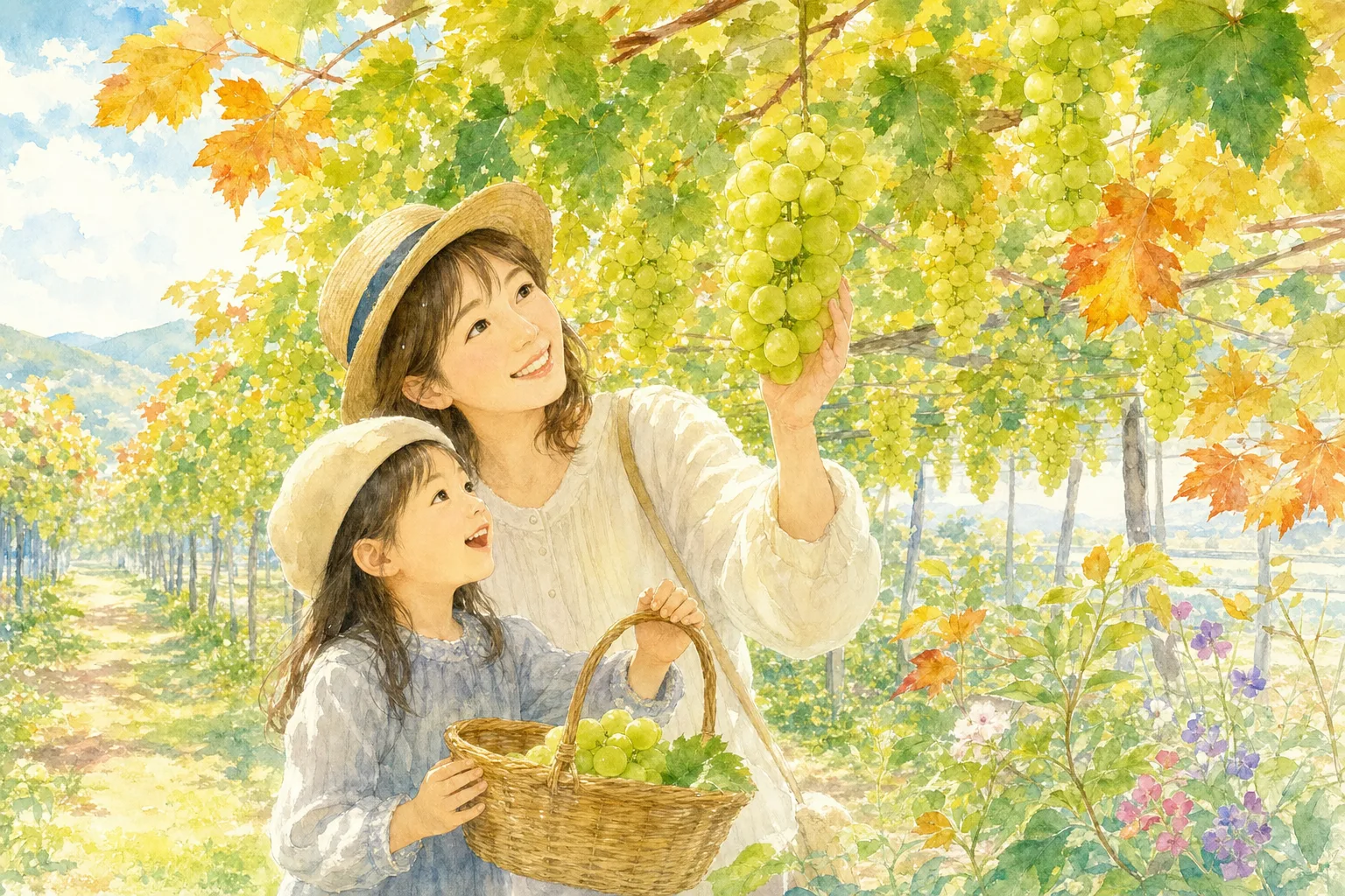 2026年 藤原園芸(シャインマスカット狩り)の味覚狩り 1日満喫コース
