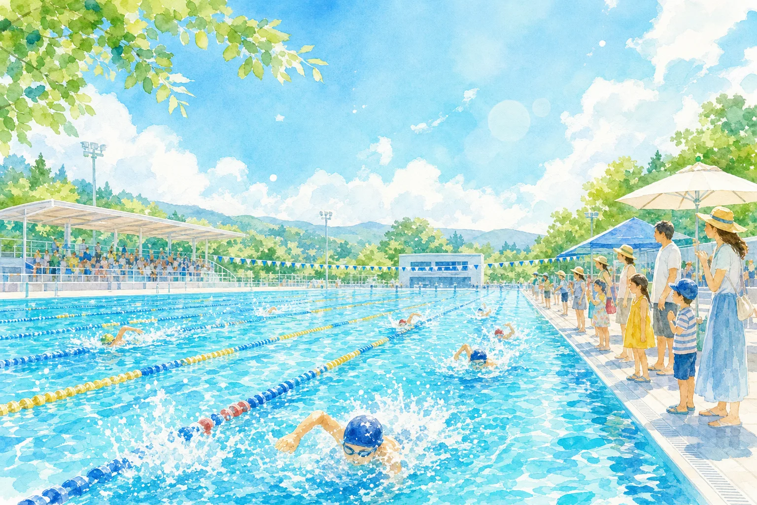 2026年 青木町公園総合運動場市民プール 1日満喫コース