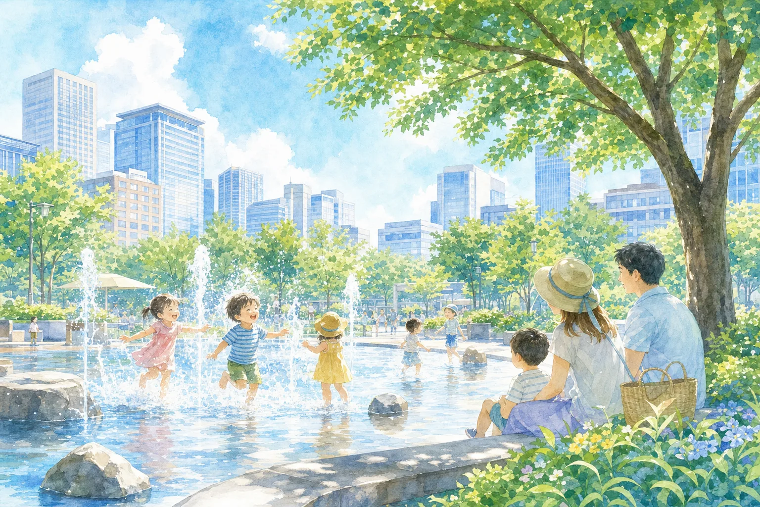 2026年 青山公園 じゃぶじゃぶ池・噴水 1日満喫コース