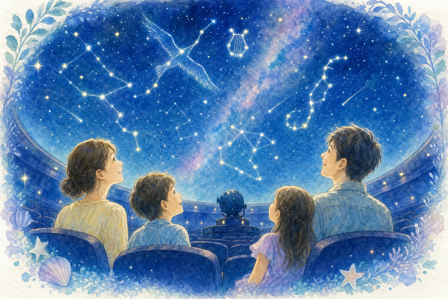 2027年 秋田県総合教育センターの星空 1日満喫コース