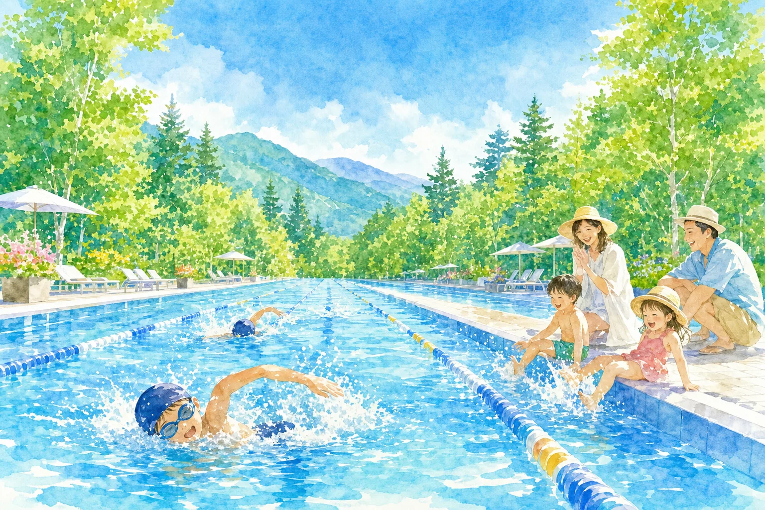 2026年 花咲スポーツ公園プール 1日満喫コース
