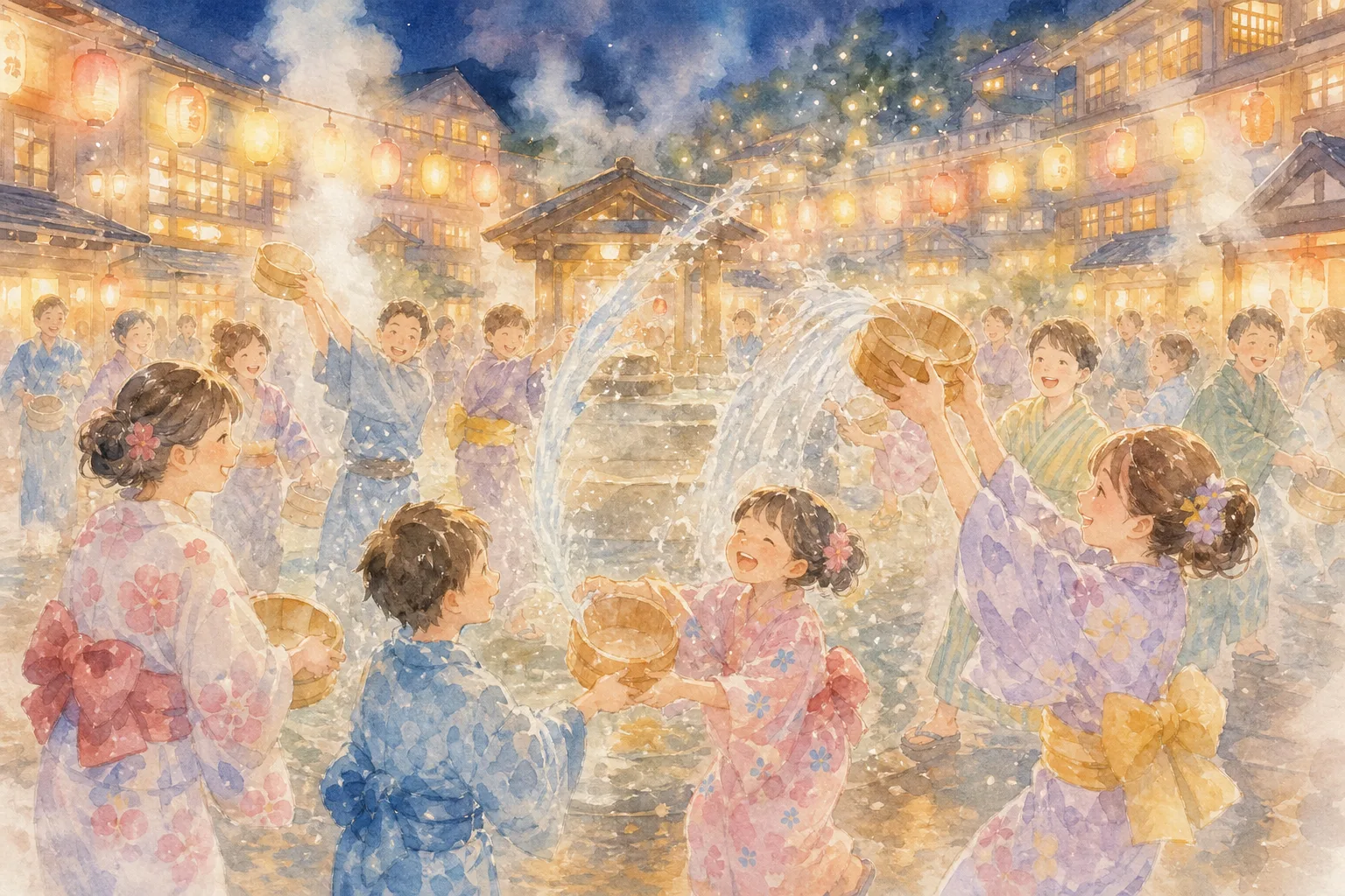 あわら湯のまち駅前 湯のまち広場