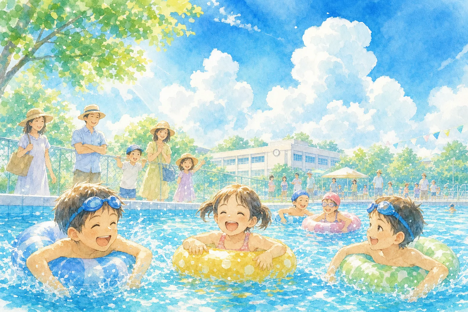 2026年 流山市立東小学校プール 1日満喫コース