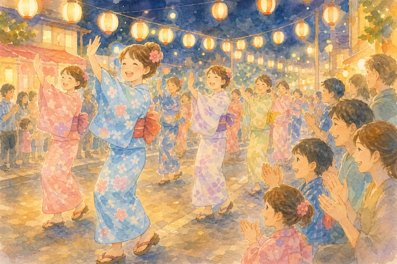 JR鴨島駅前中央通り(吉野川市阿波踊り大会会場)