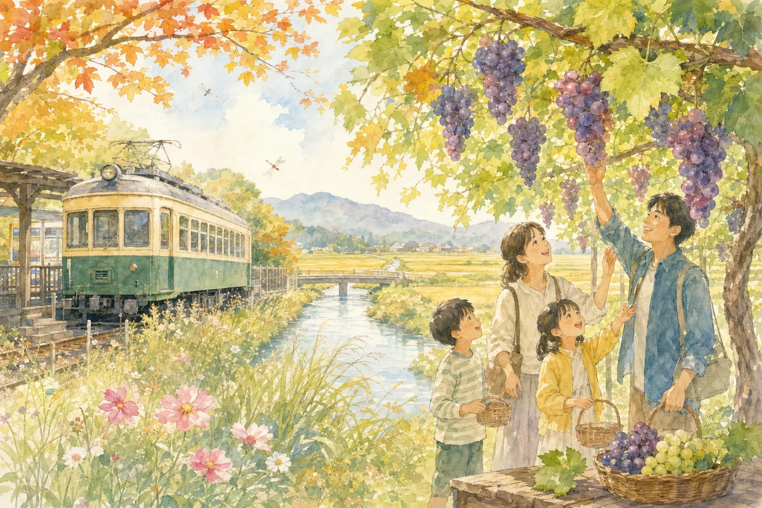2026年 池田観光果樹園(ぶどう狩り)の味覚狩り 1日満喫コース