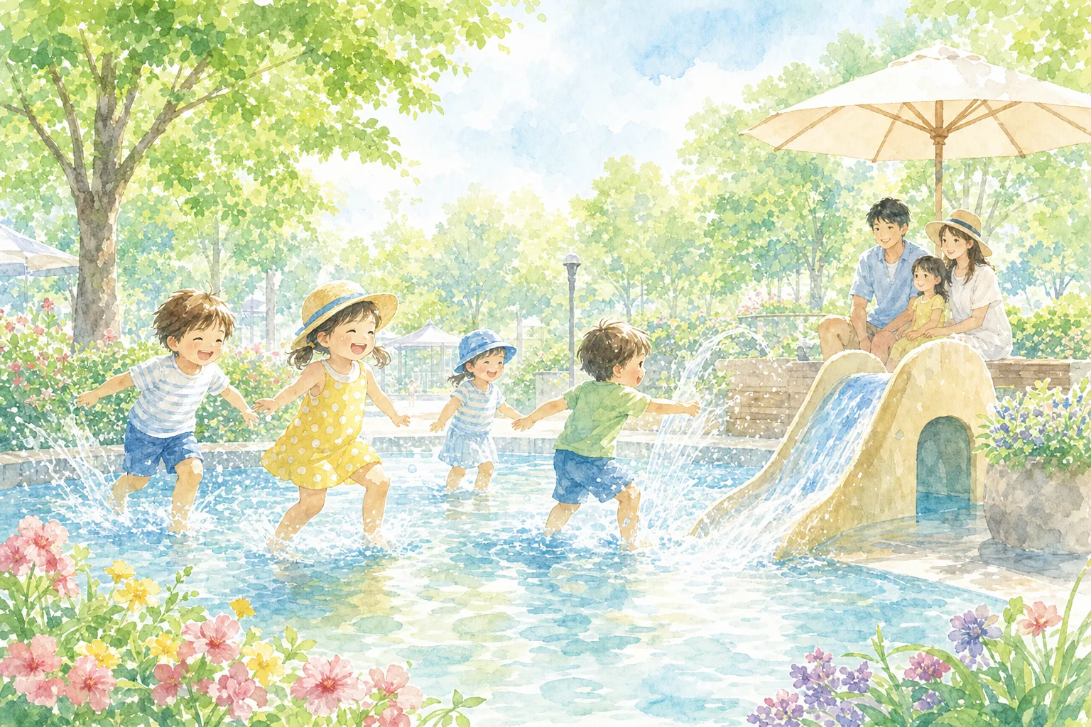 2026年 ときわ公園 じゃぶじゃぶ池 1日満喫コース