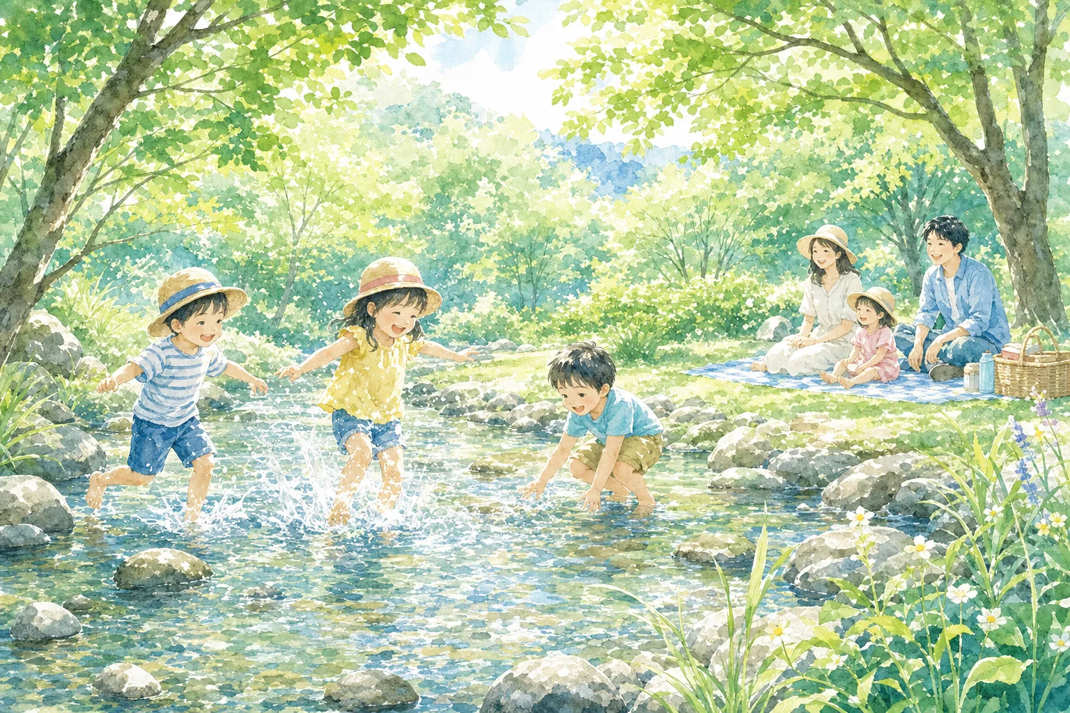 2026年 直江堤公園 せせらぎ 1日満喫コース