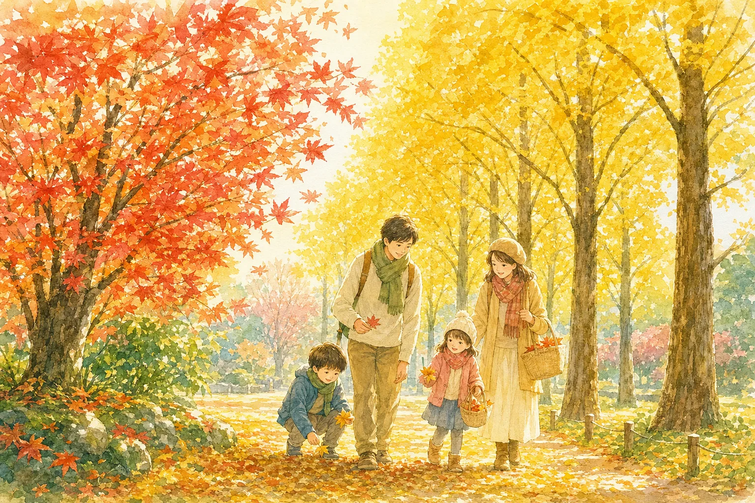 2026年 生田緑地の紅葉 1日満喫コース