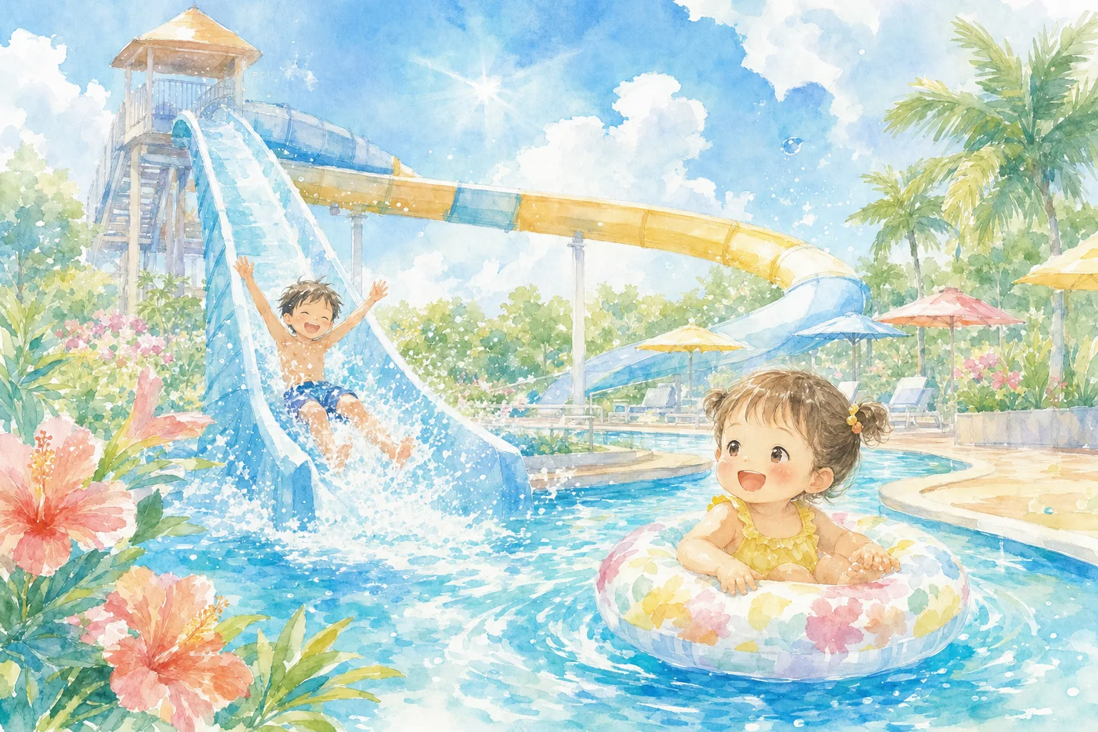 2026年 矢橋帰帆島公園プール 1日満喫コース