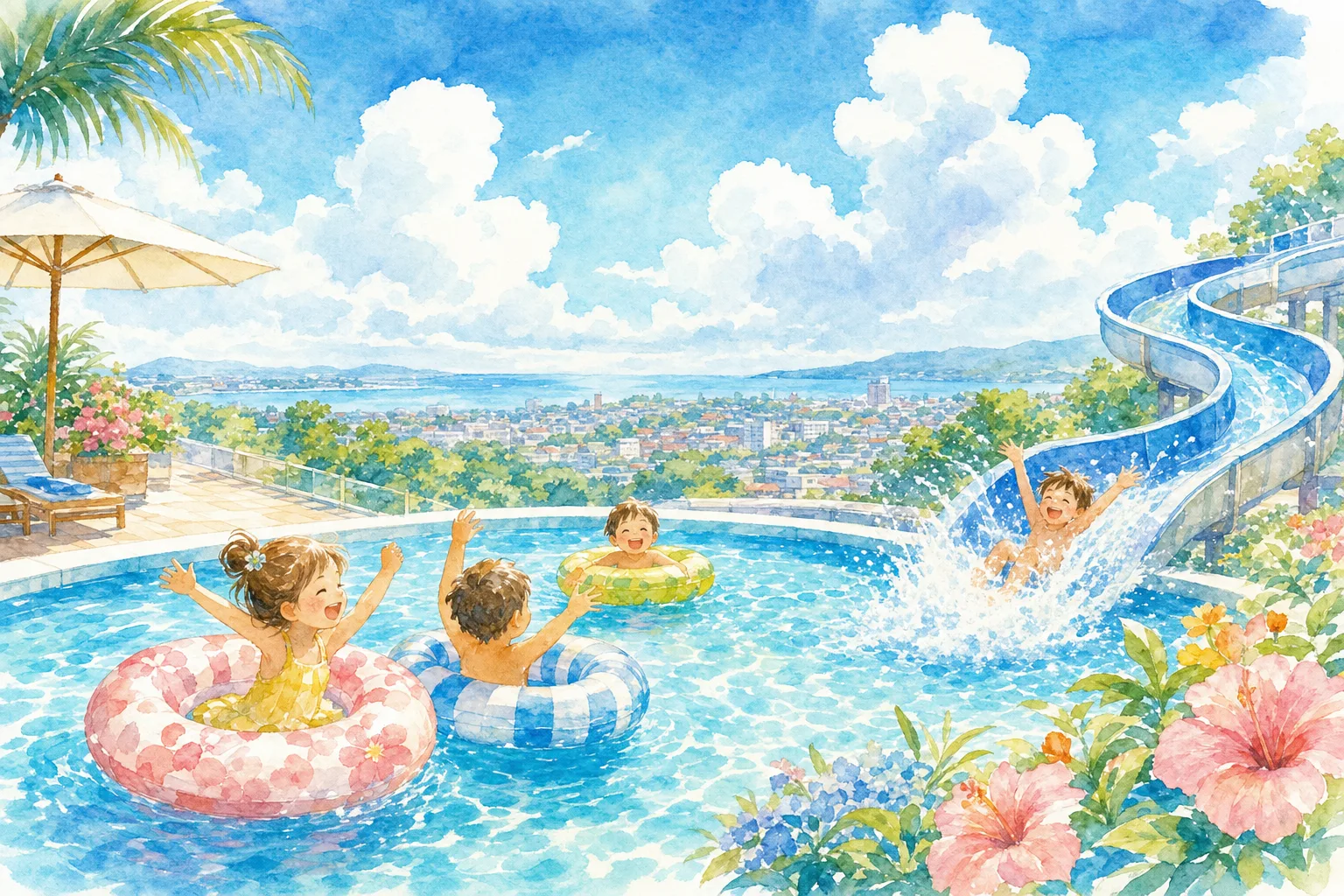 2026年 秋葉山公園県民水泳場 1日満喫コース