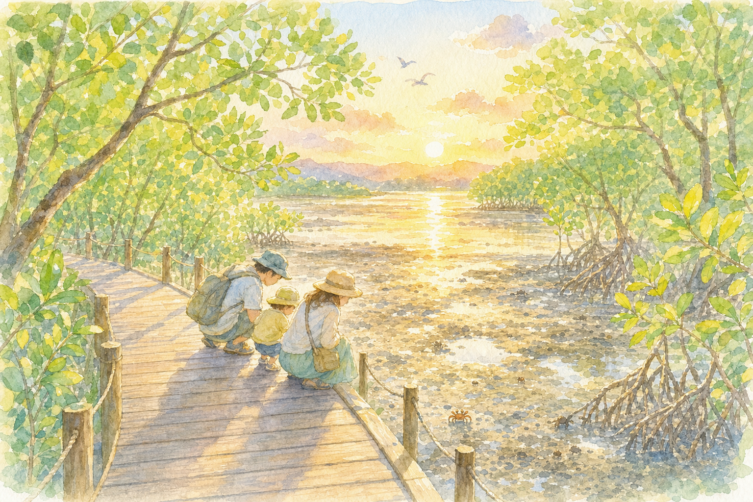 慶佐次湾のヒルギ林