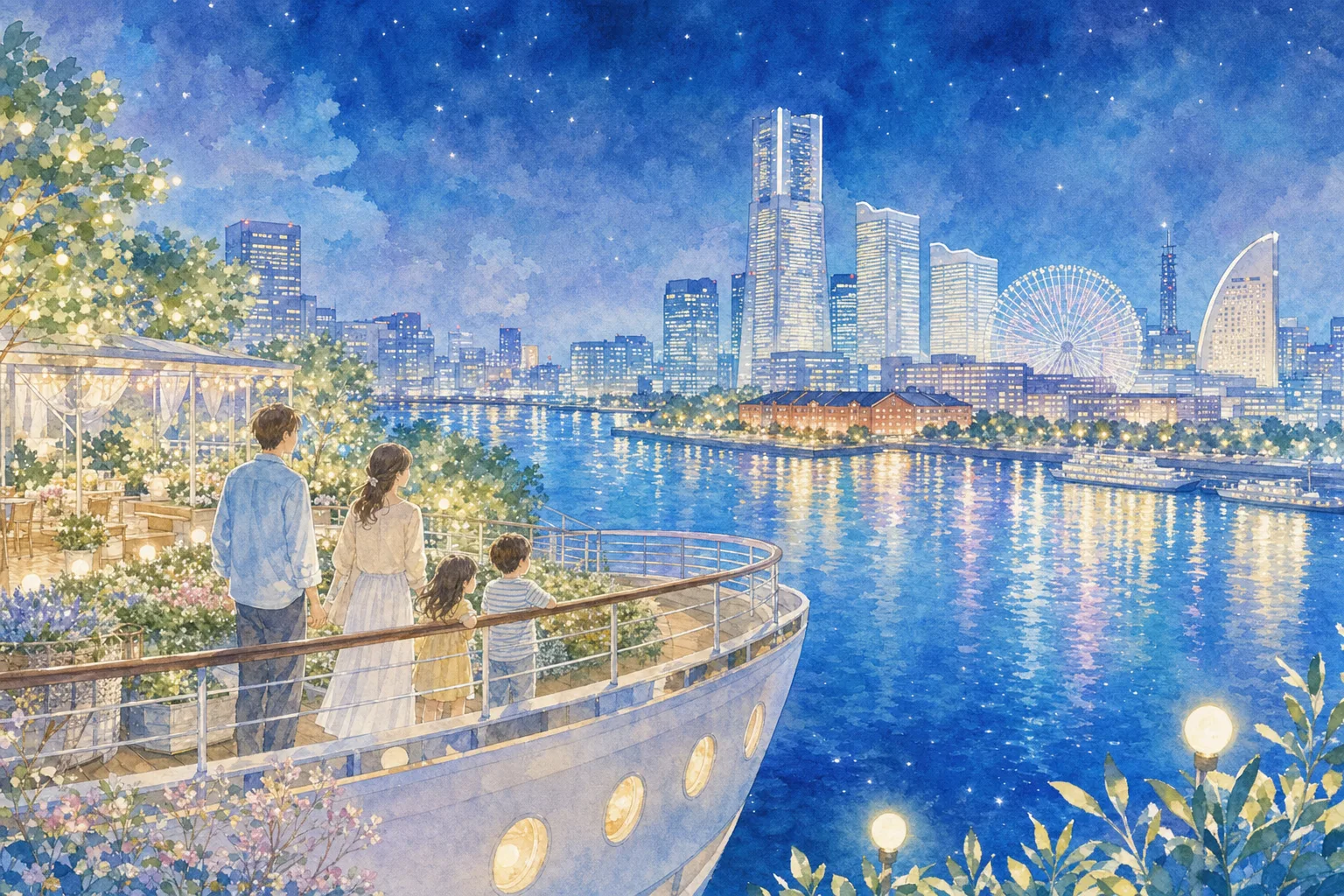 2026年 横浜ベイクォーター Bay Gardenの夜景 1日満喫コース