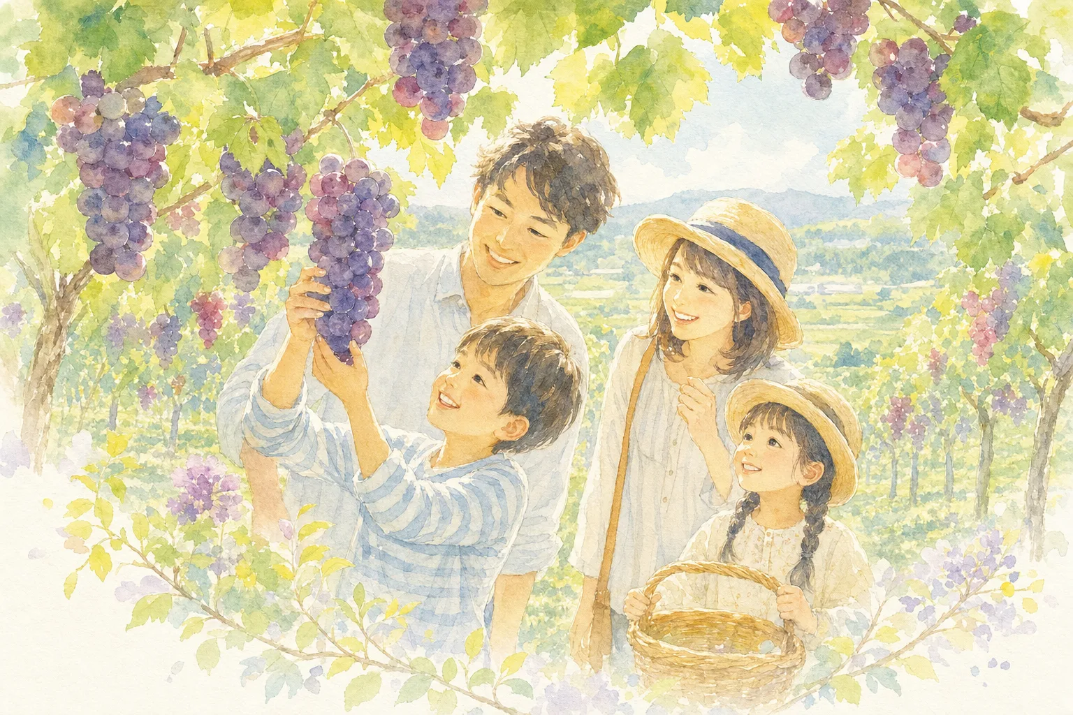 2026年 世羅幸水農園(ぶどう狩り)の味覚狩り 1日満喫コース