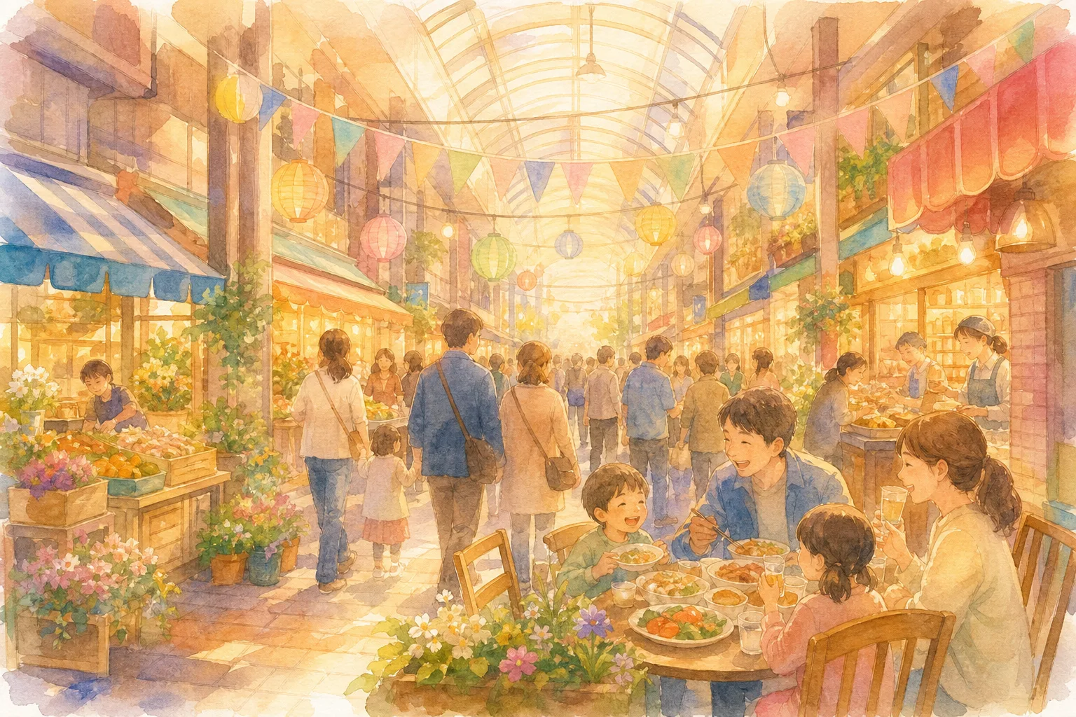 松江京店商店街