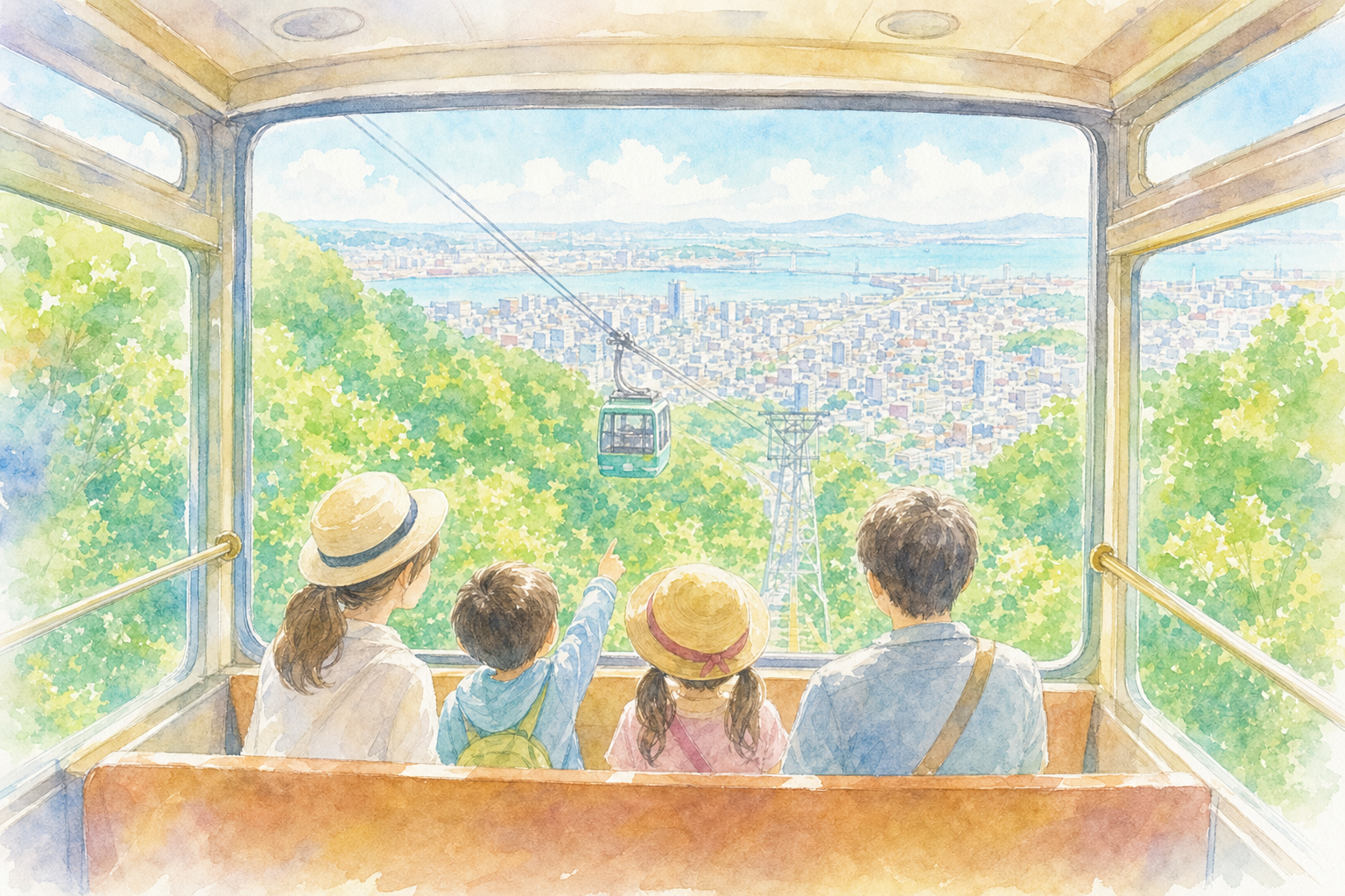 皿倉山ケーブルカー