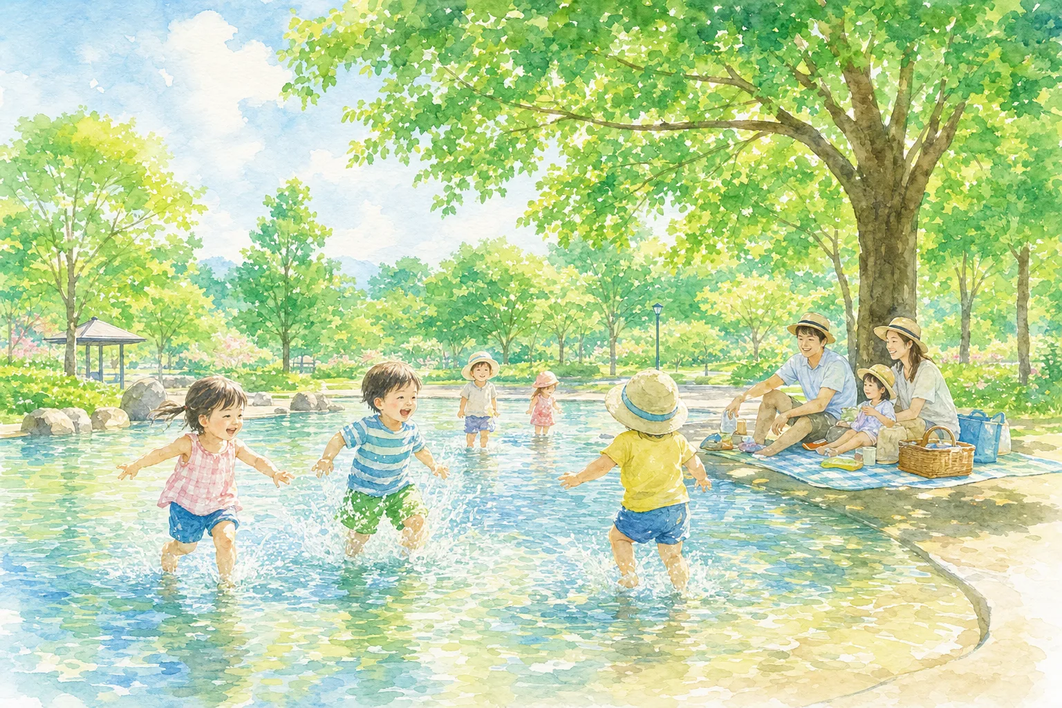 2026年 豊郷台中央公園 水遊び施設 1日満喫コース